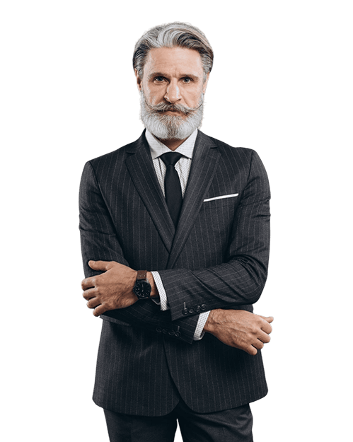 Pinstripe Tailored Suit Image